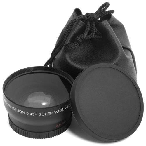 52mm 0.45x Wide Angle + Macro Conversion lens for Nikon D800 D700 D600 D300S D300 D7100 D7000 D5200