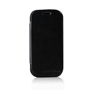 AGM Samsung Galaxy S3 Mini i8190 External (2000mAh) Battery Power Pack Case / Cover with Flip Cover - Black