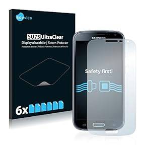 6x Screen Protector Samsung Galaxy K Zoom SM-C115 - Supreme Quality Crystal-Clear Bubble-Free