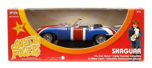 1/18 Austin Powers Shaquar Diecast Model Toy Car by ERTL
