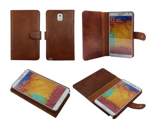 Bear Motion for Galaxy Note 3 - 100% Genuine Lambskin Folio Case for Samsung Galaxy Note 3 Note III