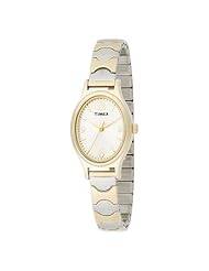 Timex Women's T26301 Elevated Classics Dress Two-Tone Expansion Band Watch
