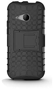 InventCase HTC One mini 2 2014 Heavy Duty Shockproof Case Cover with in Built St (HTC One mini 2)