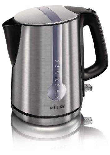 Philips HD4671/20 Brushed Metal Energy Efficient Kettle, 3000 Watt - 1.7 litre
