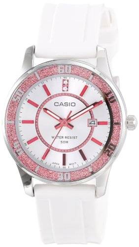 Casio Women's LTP1358-4A1V  Pink Bezel Watch