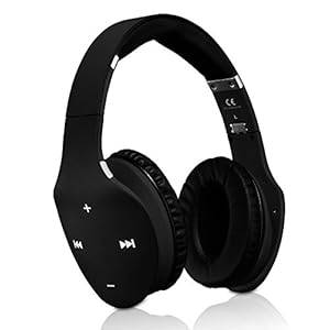 Mpow Muze Touch Foldable Wireless Bluetooth 4.0 Stereo Headphones Headset with Swipe Touch ControlBuilt in Mic Hands Free calling 2 x 40mm driver Ultra Bass Powerful Crystal-Clear Sound Up to 12 Hours Music Play Time