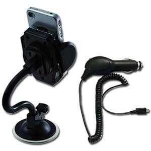 iTechCover Samsung Galaxy K Zoom / S5 Zoom In Car Holder Mount Windscreen Suction - (Rotates 36