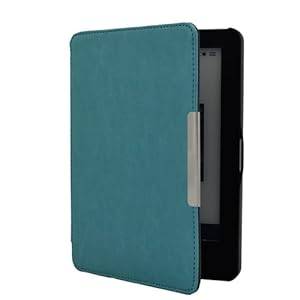 Magnetic Magnet Ultra Slim Thin Leather Cover Sleeve Case With Auto Wake Sleep Mode (Light Blue)