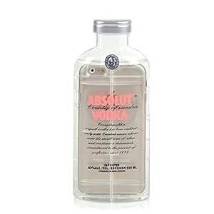 Dealspanks New Creative Personalized Absolut Vodka Bottle TPU Gel Rubber Transparent Protective Soft Case Cover for Apple Iphone 5 5S(Pink) A shinning hair bun sent randomly