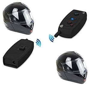 Proster 2X Wireless Bluetooth Intercom for Motorbike Motorcycle Full Face Helmet - (Up to 1000m)