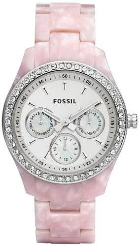 Fossil Stella Resin Watch - Pearlized Pink