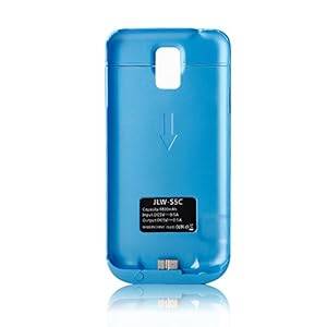 AGM 4800mAh External Battery Backup Charging Case Cover for Samsung Galaxy S5 - Blue