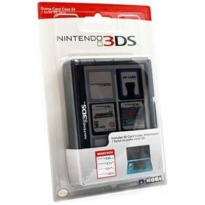 Hori Officially Licensed 3DS Game Card Case 24 (Black) (Nintendo 3DS/DSi/DSL)