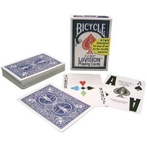 Bicycle E-z See/lo Vision Playing Cards