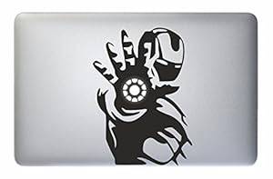 Vati Leaves Removable Iron Man Vinyl Decal Sticker Skin Art ('Apple Macbook Pro Air Mac 13 inch')
