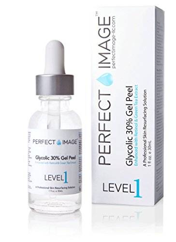 Glycolic Acid 30% Gel Peel - Enhanced with Retinol and Green Tea Extract (Professional Chemical Peel