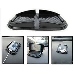 New Horrizon - In Car Dashboard Anti Slip Rubber Grip Mobile Phone Holder Skidproof Pad Mat GPS Sat Nav