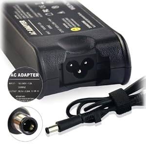 UKOUTLET Laptop AC Adapter Charger for Dell Inspiron 14r 15r 17 (65w Adapter with UK Power Cable)
