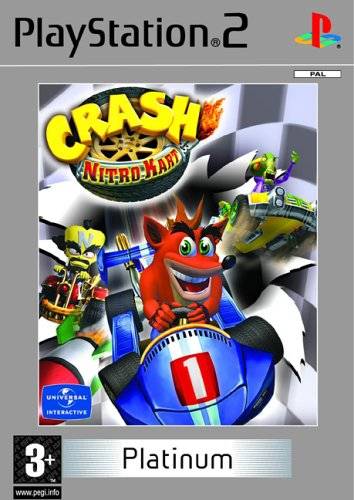 PS2 CRASH NITRO KART PLATINUM / BID TO WIN