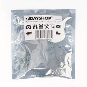 250g - 7dayshop 25 Gram x 10 Silica Gel Sachets / Packs / Pouches / Bags - Absorbs moisture for