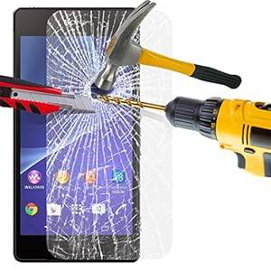 Sony Xperia Z2 Tempered Glass Crystal Clear LCD Screen Protector Guard & Polishi (Sony Xperia Z2)