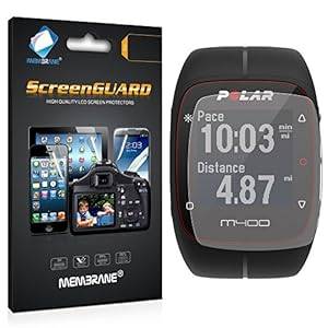 3 x Membrane Screen Protectors for Polar M400 - Crystal Clear Installation Kit
