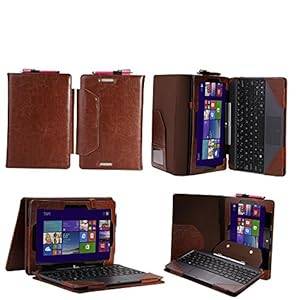 ProsysHigh Quality PU leather Case for Asus Transformer Book T100 (T100TA 25.65 cm 10.1) (Brown)