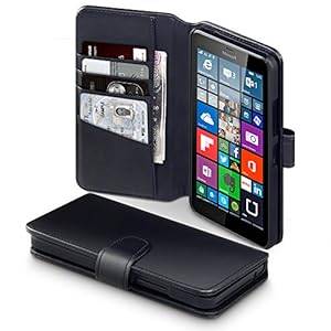 Microsoft Lumia 640 XL Case Terrapin [GENUINE LEATHER] Microsoft Lumia (Genuine Leather - Black)