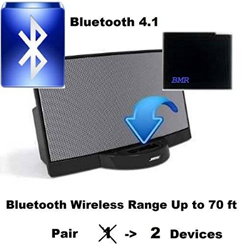 BMR A2DP Bluetooth Adapter Bluetooth Music Receiver Adapter for Bose Apple 30 Pin SoundDock Speaker-