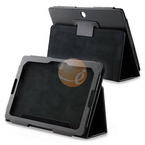 Leather Case w/ Stand for Blackberry Playbook, Black