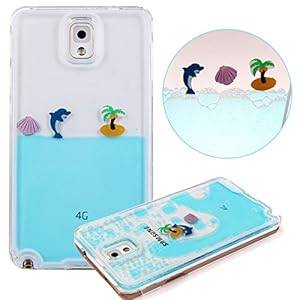 Blue Case for Galaxy Note 3 Cover for Galaxy Note 3 Hard Case for Samsung Gala (Ocean,light blue)