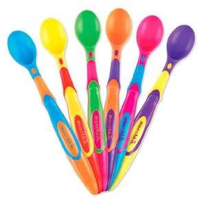Munchkin 6 Pack Soft-Tip Infant Spoon, Colors May Vary