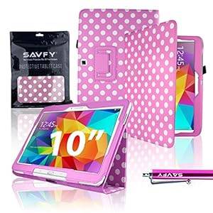 SAVFY Polka Dots LIGHT PINK Samsung Galaxy Tab 4 10.1