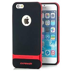 Expower(R) Hard Bumper Soft Rubber Case Cover Skin for Apple iPhone 6 4.7
