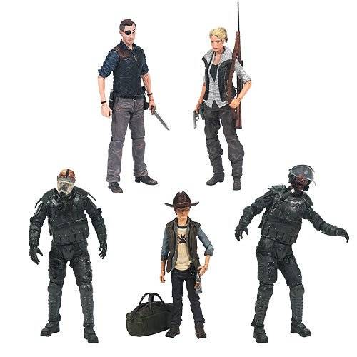 Walking Dead TV Series 4 Set of 5 Action Figures