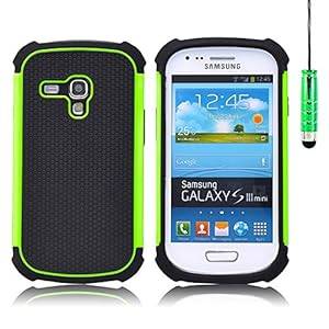 32nd Shock proof defender heavy duty tough case cover for Samsung Galaxy S3 (Shock proof - Green)