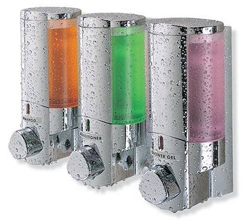 Aviva Triple Bathroom & Shower Dispenser Chrome
