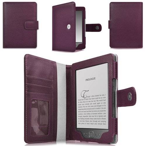 CaseCrown Regal Flip Case (Purple) for All-New Amazon Kindle e-Reader