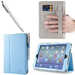 i-BLASON Apple New iPad Mini with Retina Display (2nd Generation) Auto Wake / Sleep Smart (Blue)
