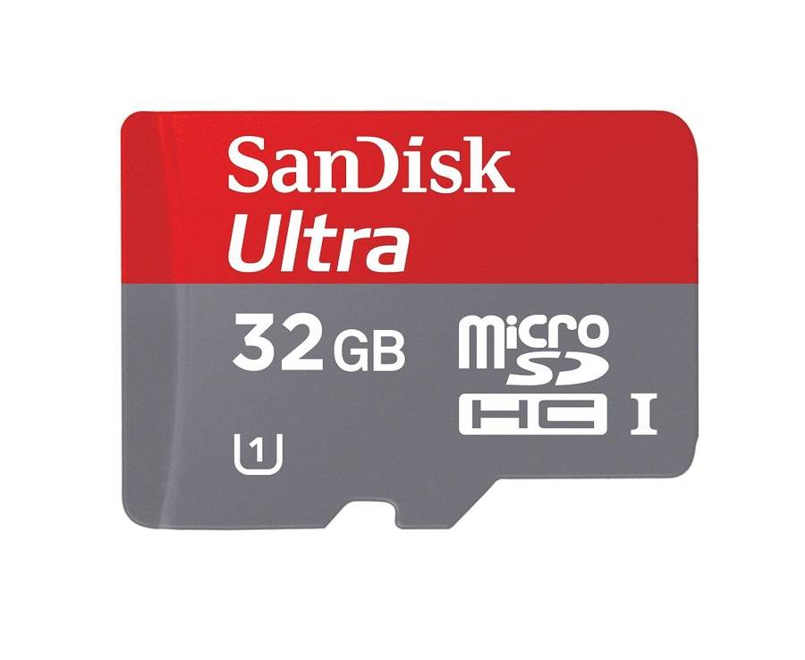 SanDisk Ultra 32 GB microSDHC Class 10 UHS-1 Memory Card 30MB/s with Adapter SDSDQUA-032G-U46A