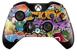 Xbox One Controller/Gamepad Skin / Cover / Vinyl Wrap - Graffiti Bomb Design (Pack of