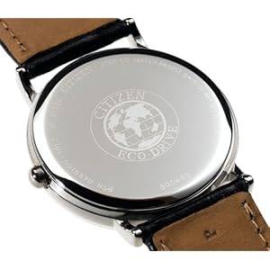 Citizen Men's BM8240-03E Eco-Drive Black Leather Watch
