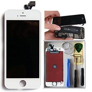 iphone 5 LCD Screen replacement Touchscreen and Digitizer Assembly White