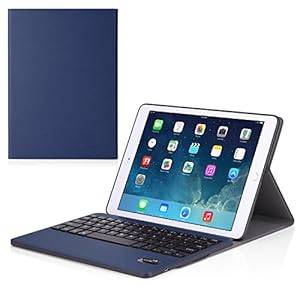 MoKo Apple iPad Air 2 (iPad 6) Keyboard Case - Wireless Bluetooth Keyboard Cover Case fo (Indigo)