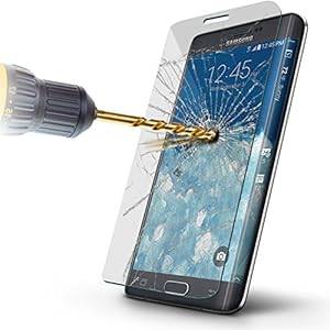 i-Tronixs Samsung Galaxy Note Edge Case Premium Quality Tempered Glass Crystal Clear LCD Screen Protectors Packs With Polishing Cloth & Application Card ( 1 Pack )