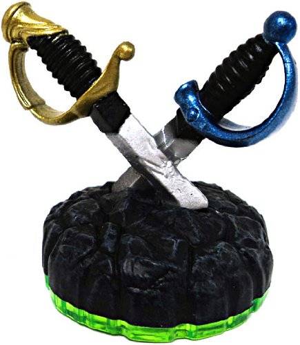 OFFICIAL SKYLANDERS ITEM GHOST PIRATE SWORDS / BID TO WIN