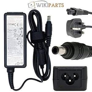 FOR SAMSUNG NP-N110 NP-N130 NP-N140 NP-N150 LAPTOP CHARGER AC ADAPTER 19V 2.1A 40W MAINS BATTERY POWER SUPPLY UNIT INCLUDES POWER CORD C5 CABLE MAINS CLOVER LEAF 3 PRONG UK PLUG LEAD