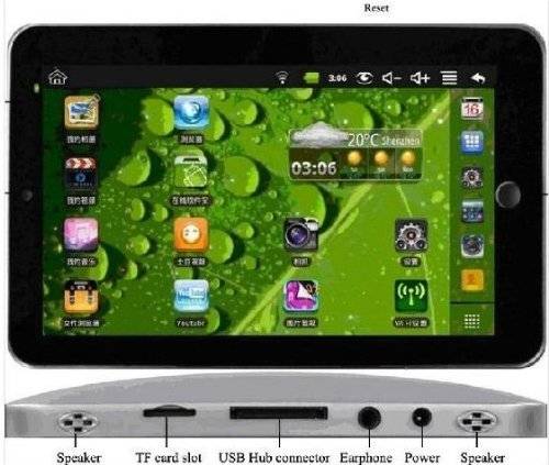 Brand New 7 Inch Epad Android 2.2 VIA 8650 Camera Flash 10.1 Two Point Touch 3g Wifi Tablet Pc