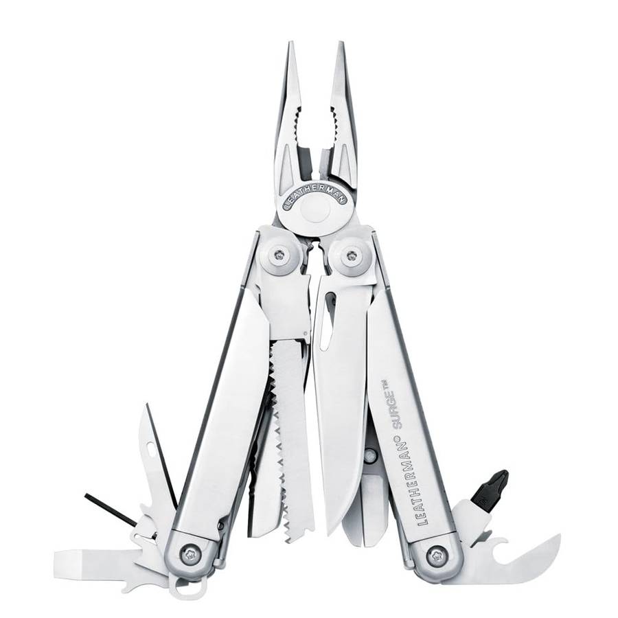 **ONLY 1 DAY** Leatherman 830160 Surge Pocket Multitool with Nylon/Leather Sheath