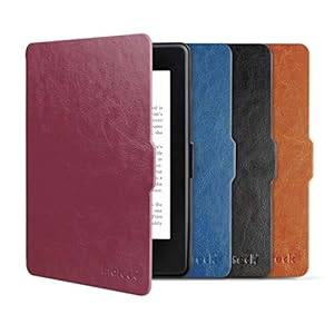 Inateck Kindle Paperwhite Leather Case Ultra Slim Cover for All-New Kindle Paperwhite 2015 (Red)